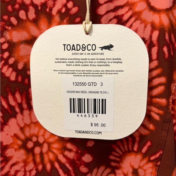 Toad&Co Floral Crusher Maxi Dress - Picture 3 of 4